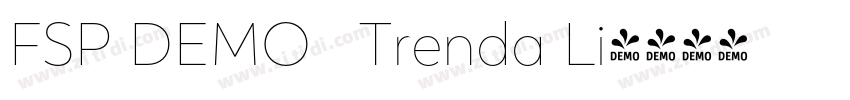 FSP DEMO   Trenda Li字体转换